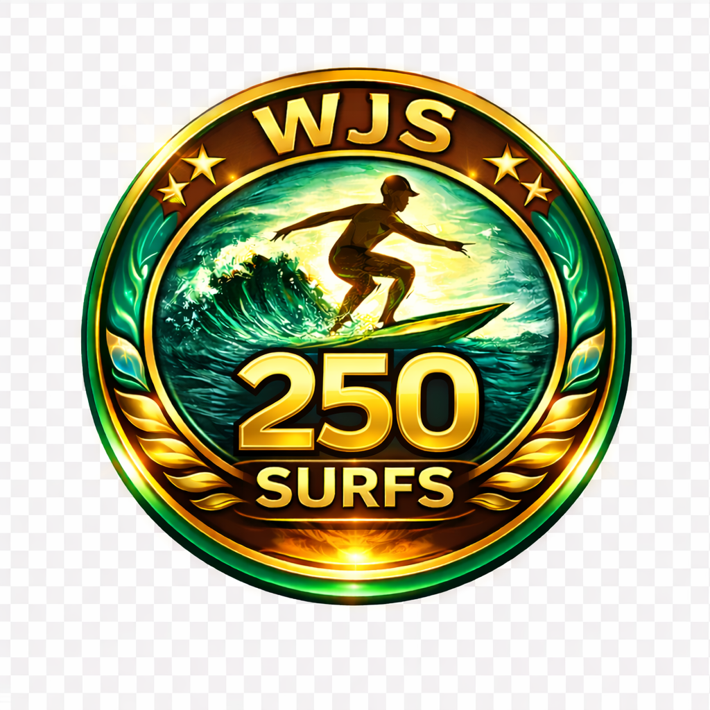 We Just Surf 250 Badge