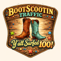 BootScootin Traffic 100 Badge