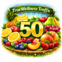 TrueWellness Traffic 50 Badge
