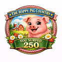 The Happy Pig Country 250 Badge