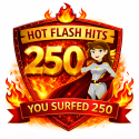Hot Flash Hits 250 Badge