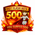 Hot Flash Hits 500 Badge