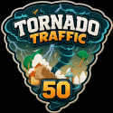 Tornado Traffic 50 Badge